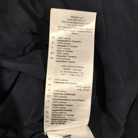 Sandro Claudia Shirred Polka Dot Mini Dress Marine (Please Read) - Picture 11 of 16